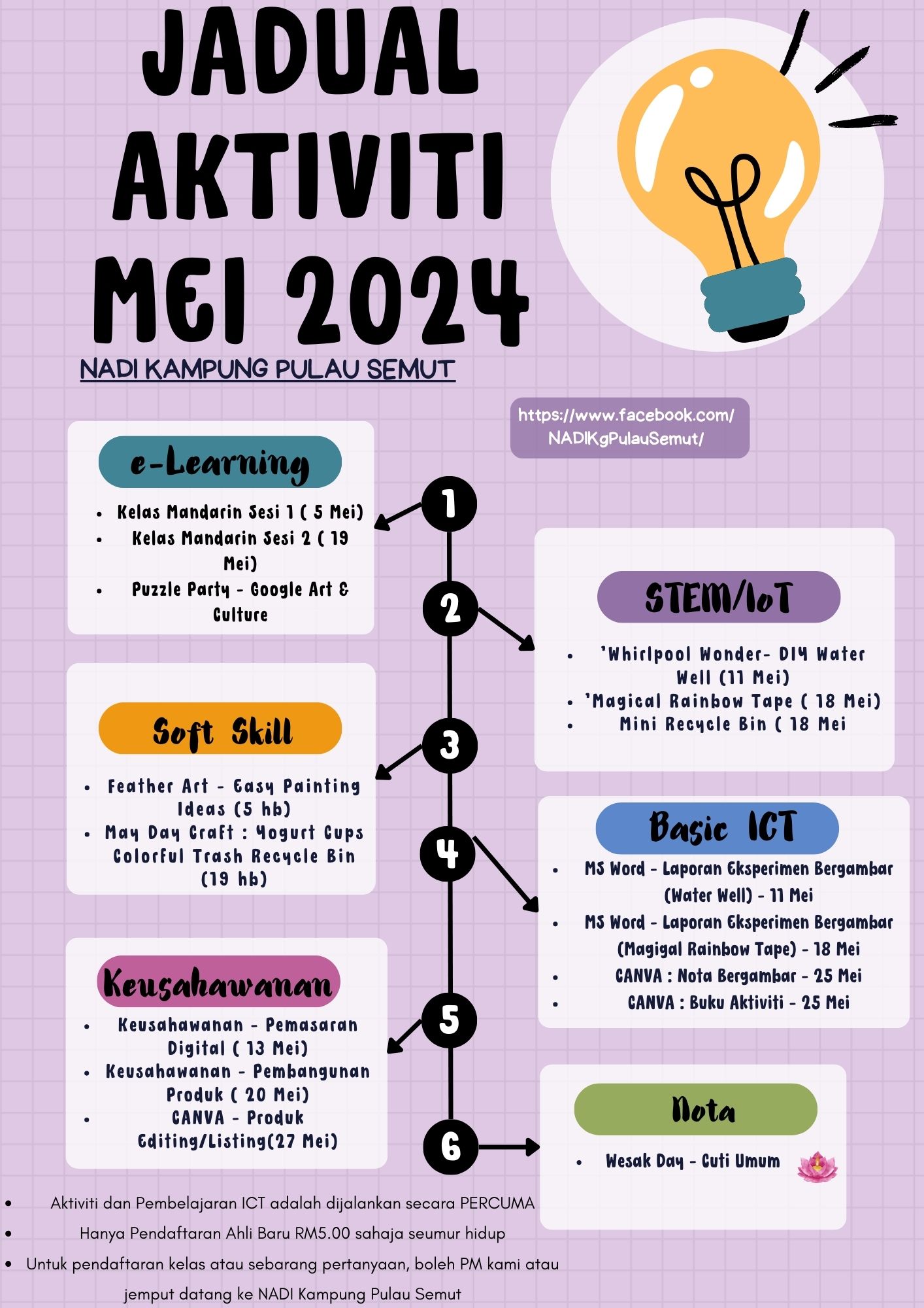 JADUAL AKTIVITI MEI 2024