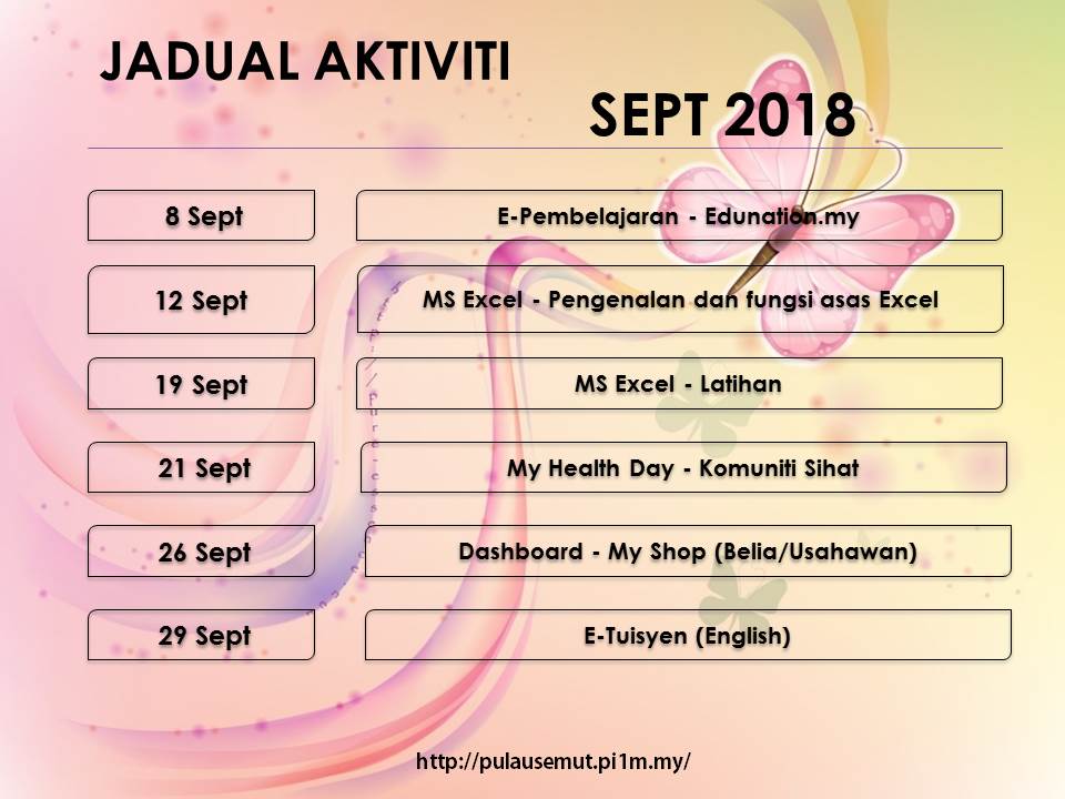 Jadual Aktiviti Sept2018 2