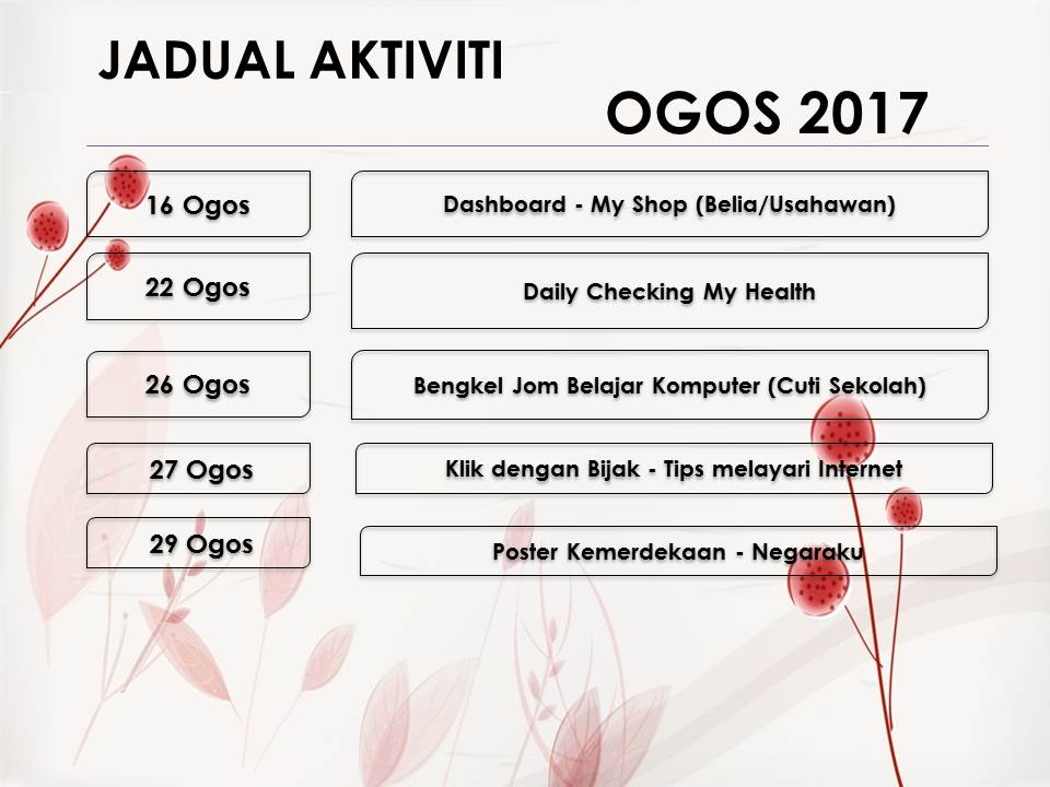 JadualAktivitiOgos2